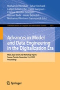 Cover: Advances in Model and Data Engineering in the Digitalization Era - Springer