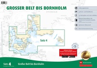 Abbildung von: Sportbootkarten Satz 4: Großer Belt bis Bornholm (Ausgabe 2024) - Delius Klasing