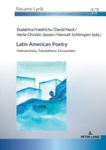 Cover: Latin American Poetry - Peter Lang Verlag
