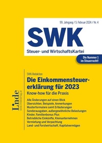 Abbildung von: Die Steuererklärungen für 2023 | Band 1 - Linde