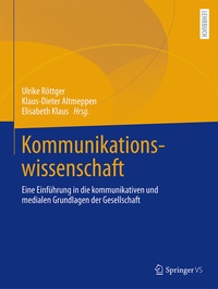 Abbildung von: Kommunikationswissenschaft - Springer VS