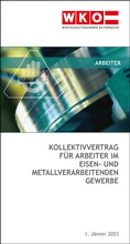 Cover: Kollektivvertrag f&uuml;r Arbeiter im eisen- und metallverarbeitenden Gewerbe - Service-GmbH der Wirtschaftskammer &Ouml;sterreich