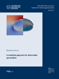 Cover: A modelling approach for deformable gas bubbles - TUDpress