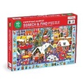 Cover: Christmas Market 64 Piece Search & Find Puzzle - Mudpuppy Press