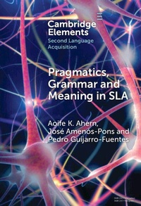 Enlarge image Cover: Pragmatics, Grammar and Meaning in SLA - Cambridge University Press
