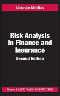 Enlarge image Cover: Risk Analysis in Finance and Insurance - Chapman and Hall