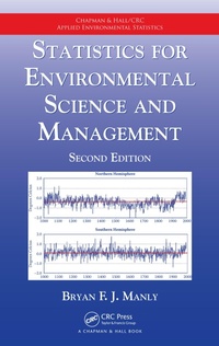 Enlarge image Cover: Statistics for Environmental Science and Management - Chapman and Hall