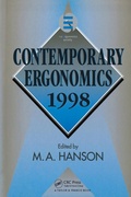 Cover: Contemporary Ergonomics 1998 - CRC Press