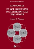 Cover: Handbook of Exact Solutions to Mathematical Equations - Chapman and Hall