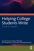 Cover: Helping College Students Write - Routledge