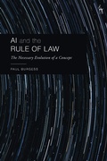 Cover: AI and the Rule of Law - Hart Publishing