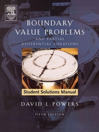 Enlarge image Cover: Student Solutions Manual to Boundary Value Problems - Academic Press