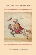 Cover: Medieval English Theatre 45 - D.S. Brewer