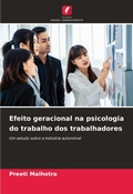 Cover: Efeito geracional na psicologia do trabalho dos trabalhadores - Edi&ccedil;&otilde;es Nosso Conhecimento