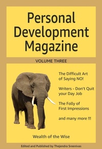 Enlarge image Cover: Personal Development Magazine - Volume Three - Thejendra Sreenivas