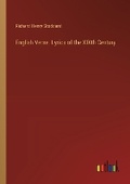Cover: English Verse. Lyrics of the XIXth Century - Outlook Verlag