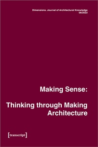 Enlarge image Cover: Dimensions. Journal of Architectural Knowledge - transcript