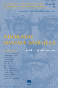 Abbildung von: Adornos »Minima Moralia« - Meiner