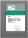 Cover: Identifizierung und Bewertung von Verfahrensrouten f&uuml;r die industrielle Prozessdampferzeugung aus Tiefengeothermie - Karl Maria Laufen Buchhandlung und Verlag