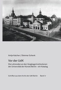 Cover: Vor der UdK - Universit&auml;t der K&uuml;nste Berlin