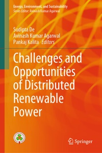 Enlarge image Cover: Challenges and Opportunities of Distributed Renewable Power - Springer