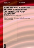 Cover: Metaphors of ANGER across Languages: Universality and Variation - De Gruyter Mouton