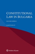 Cover: Constitutional Law in Bulgaria - Wolters Kluwer