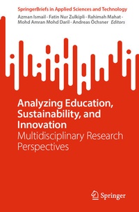 Enlarge image Cover: Analyzing Education, Sustainability, and Innovation - Springer