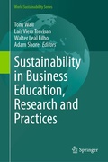 Cover: Sustainability in Business Education, Research and Practices - Springer