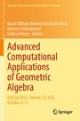 Cover: Advanced Computational Applications of Geometric Algebra - Springer