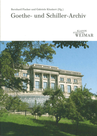 Enlarge image Cover: Goethe- und Schiller-Archiv - Klassik Stiftung Weimar