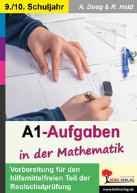 Abbildung von: A1-Aufgaben in der Mathematik - KOHL VERLAG Der Verlag mit dem Baum