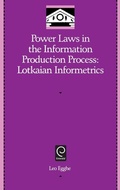 Cover: Power Laws in the Information Production Process - Academic Press