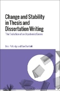 Cover: Change and Stability in Thesis and Dissertation Writing - Bloomsbury Academic