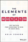 Cover: The Elements of Negotiation - Wiley
