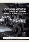 Cover: 4th International Conference on Machining, Materials and Mechanical Technologies (IC3MT) - Trans Tech Publications Ltd