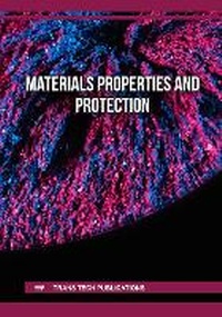 Enlarge image Cover: Materials Properties and Protection - Trans Tech Publications Ltd