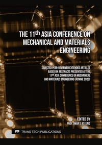 Enlarge image Cover: The 11th Asia Conference on Mechanical and Materials Engineering - Trans Tech Publications Ltd