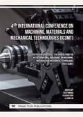 Cover: 4th International Conference on Machining, Materials and Mechanical Technologies (IC3MT) - Trans Tech Publications Ltd