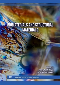 Enlarge image Cover: Biomaterials and Structural Materials - Trans Tech Publications Ltd