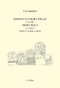 Cover: Demotic Funerary Stelae and Other Short Texts Gathered from Many Publications - Peeters Publishers