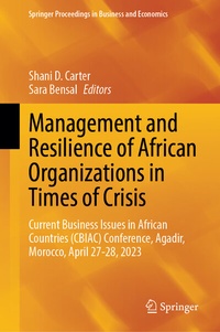 Abbildung von: Management and Resilience of African Organizations in Times of Crisis - Springer