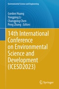 Cover: 14th International Conference on Environmental Science and Development (ICESD2023) - Springer