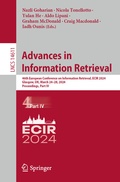Cover: Advances in Information Retrieval - Springer