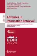 Cover: Advances in Information Retrieval - Springer