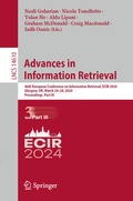 Cover: Advances in Information Retrieval - Springer