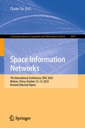 Cover: Space Information Networks - Springer