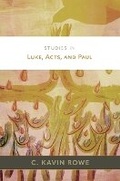Cover: Studies in Luke, Acts, and Paul - William B Eerdmans Publishing Co