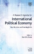 Cover: A Research Agenda for International Political Economy - Edward Elgar Publishing
