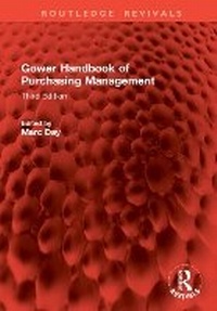 Enlarge image Cover: Gower Handbook of Purchasing Management - Routledge